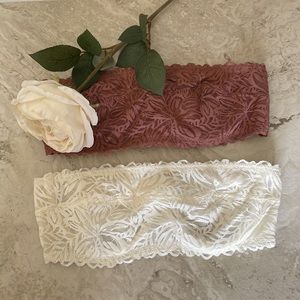 Two Aerie Lace Bandeaus